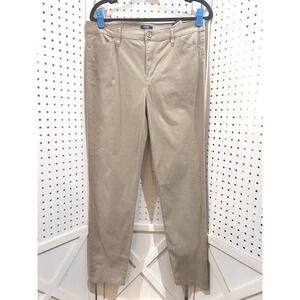 Chaps Women Stretch Khaki Straight Leg Pants Size‎ 10